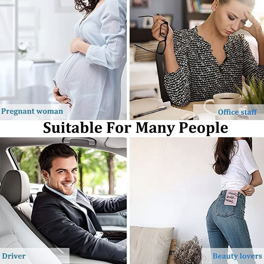 Egg Gel Seat Cushion Ergonomic Breathable Design Pressure Relief Sitter Tailbone Pain Sciatica Pain Back Pain Silicon Seater Cushion Chair Pad with Non-Slip Cover for Home (Pack of 1)