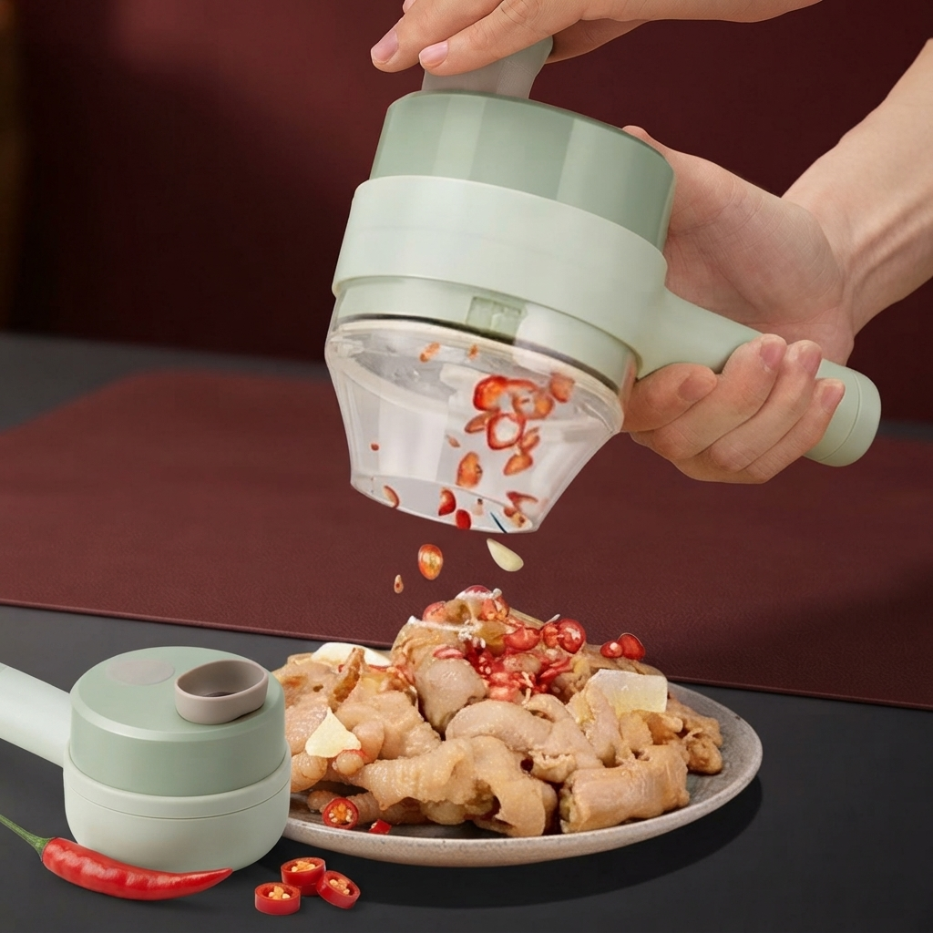 4 in 1 Electric Vegetable Cutter