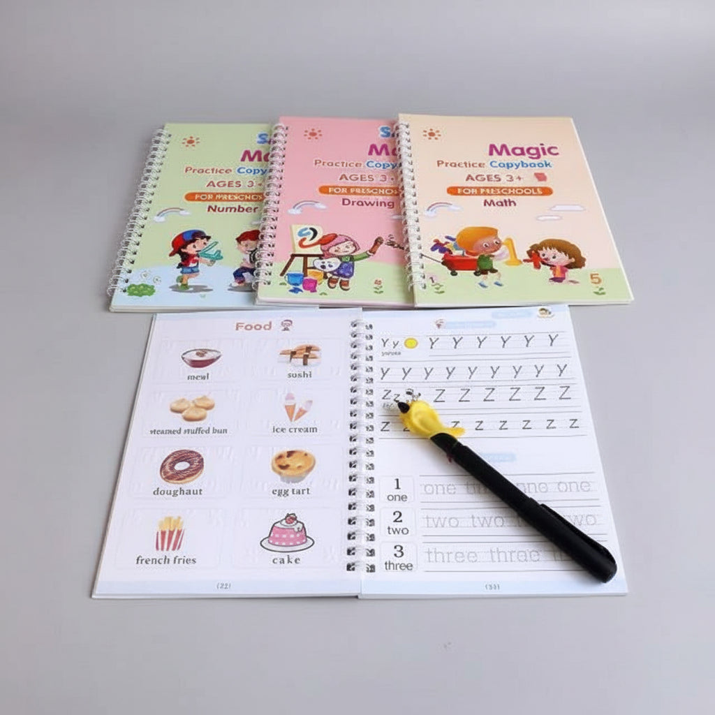 Magic Practice Copybook (4 Book + 10 Refill) (A-127)